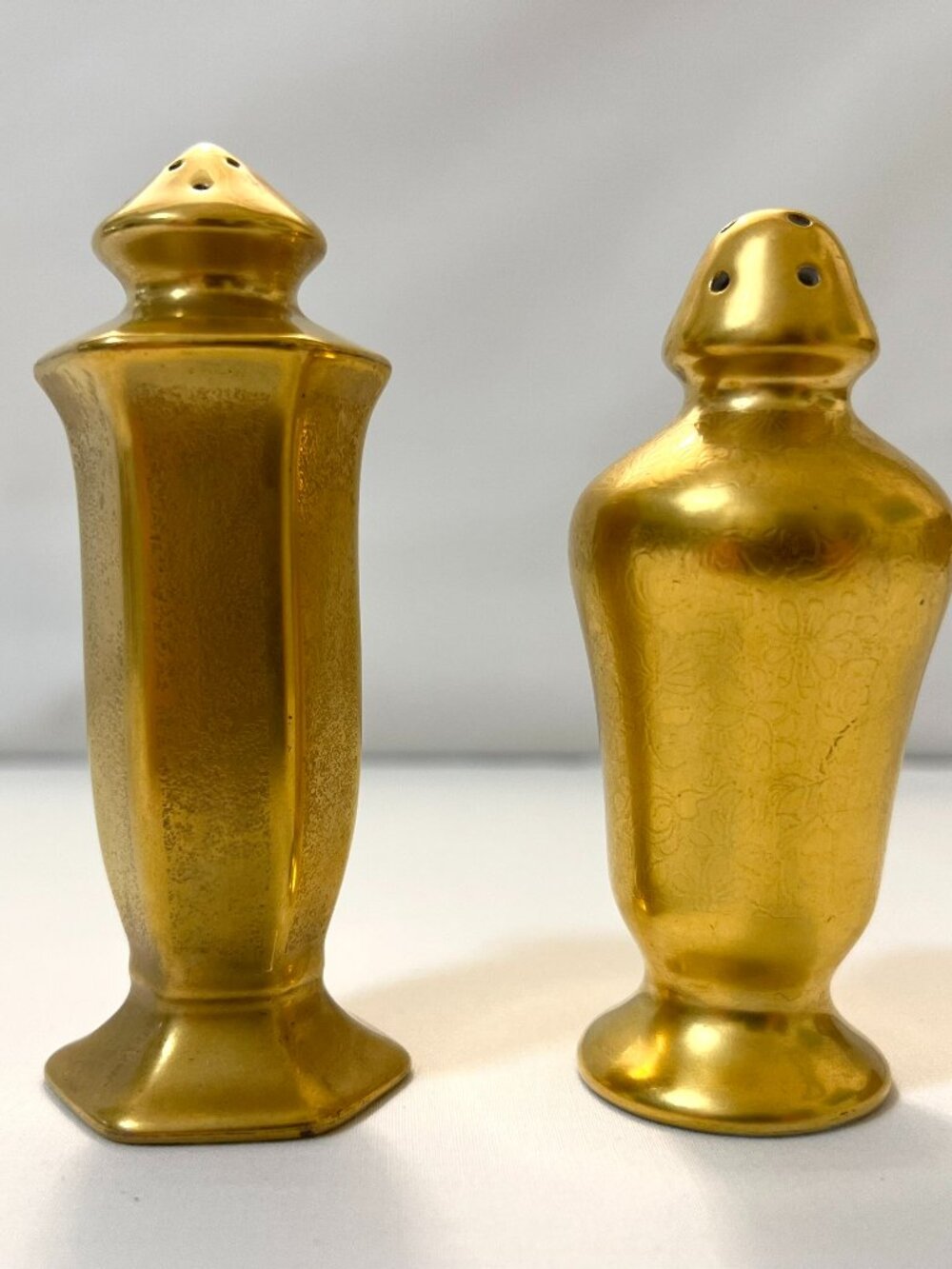 "Lot of 2" Pickard Porcelain Salt and Pepper Shakers - 1 each # 51/ 1 each # 58